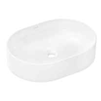 XUNIVA U, ALB, LAVOAR PE BLAT OVAL, 550X400MM, FARA ORIFICIU PENTRU BATERIE, FARA PREAPLIN, 60166450